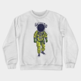 Astronaut on Sneakers Crewneck Sweatshirt